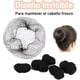 thumbnail image 2 of 100pzs Red para Cabello y 50 Pcs Ligas para Cabello, JDF3CISH Cofias Desechables, Red de Pelo Tejida de, Gorro Desechable Tipo para Bailarinas de Ballet, Redecillas de Cocina, Danza, Actor, 2 of 3