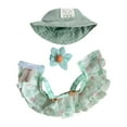 thumbnail image 3 of Pato de peluche de 15 cm, ropa, accesorios para fotos, suave, lindo, elegante, juego de simulación, disfrazarse verde con gorra, 3 of 9