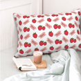 thumbnail image 5 of Kdxio Cotton Pillow Cases Pillowcases,Soft and Breathable Bedroom Pillow Cases-Strawberry, 5 of 8
