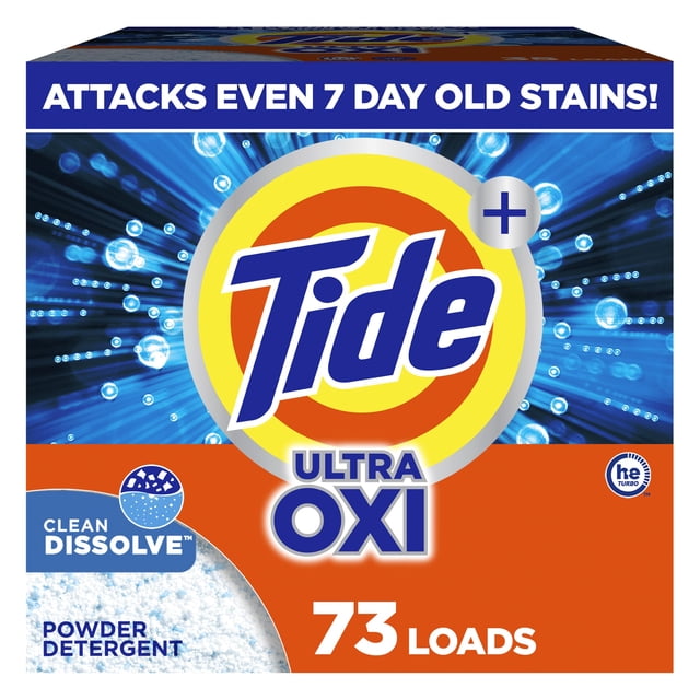 Detergente para ropa Tide Powder Original Scent, 3,38 L, 73 cargas