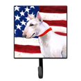 thumbnail image 1 of Bull Terrier Patriotic Leash or Key Holder, 1 of 1