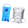 thumbnail image 2 of Chaleco de hidratación para correr, , versátil, con bolsillo, mochila de hidratación para maratón, escalada, ciclismo, senderismo y rutas de Blanco, 2 of 9