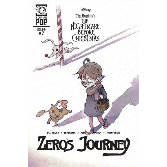 Nightmare Before Christmas: Zero's Journey #7 VF ; Tokyopop Comic Book