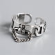 thumbnail image 5 of Mujer Anillo Antiguo Apertura Personalidad Venta Anillos Planeta Retro, 5 of 8