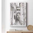 thumbnail image 6 of Europe Street Sketches II Premium Gallery Wrapped Canvas - Ready to Hang, 6 of 9