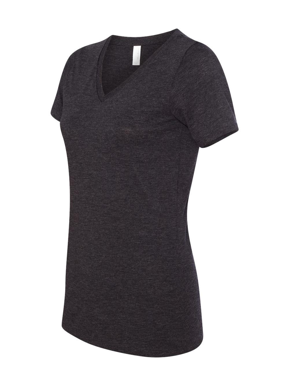Bella + Canvas 6415 Ladies Relaxed Triblend V-Neck T-Shirt - Walmart.com