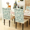 thumbnail image 3 of Decorative Chair Back Cover One Size x2 Chair Cover Dining Chair Slipcovers Chair Back Decoration Festival Chair Decoration Cool Beautiful White Flowers, 3 of 6