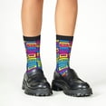thumbnail image 4 of Fuzoiu Cassette Tapes Print Kids Socks For Boys Girls,Grip Crew Socks with Non Slip,Lightweight Stretch Crew Socks,Toddlers Crew Boot Socks, 4 of 5
