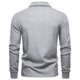 thumbnail image 3 of pstuiky camisas de manga larga para hombre, Blusa/camisa de manga larga con cuello vuelto y botones ajustados para hombre Tops de talla grande para hombre xl, 3 of 3