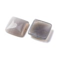 thumbnail image 2 of 10pcs Gray Agate Cabochons Square 20x20x5.5mm, 2 of 3