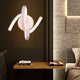 thumbnail image 5 of Lámpara decorativa de pared LED en espiral para mesita de noche, pasillo, dormitorio (luz cálida) Likrtyny Iluminación del hogar multifuncional, 5 of 8