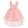 thumbnail image 2 of IBTOM CASTLE Toddler Baby Girls Birthday Party Dress Butterfly Embroidery Princess Tulle Tutu Wedding Pageant Evening Prom Ball Gown 12-18 Months Pink Flower, 2 of 8
