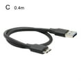 thumbnail image 1 of USB 3.0 AM Male to Micro B Cable Super Speed Adapter For External HDD GX G7A9, 1 of 9