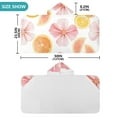 thumbnail image 4 of Yayeee Kids Hooded Towels Toddler Soft Absorbent Beach Bathing Wrap 50" x 23.5", Floral Orange, 4 of 5
