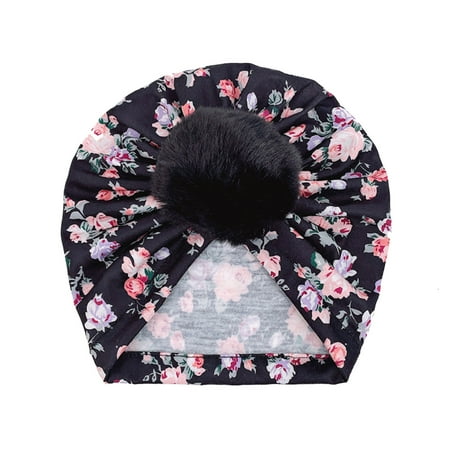 

EUMODR Warmer With Hats And Mittens Boy Toddler Hat And Mitten Set Toddler Kids Boys Girls Stretch Floral Prints Breathable Hat Caps Headwear