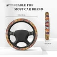 thumbnail image 4 of Lsque Bluey Pattern Elastic Stretch Steering Wheel Cover,Universal 15 inch, Microfiber Breathable Ice Silk, Anti-Slip, Odorless, Easy Carry, 4 of 7