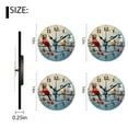 thumbnail image 2 of Personalized Analog Clock Non-Ticking Silent Wall Clocks Battery Operated Clocks with Picture Decorative for Living Room-Birds Flowers Twigs Branches(10inch), 2 of 4
