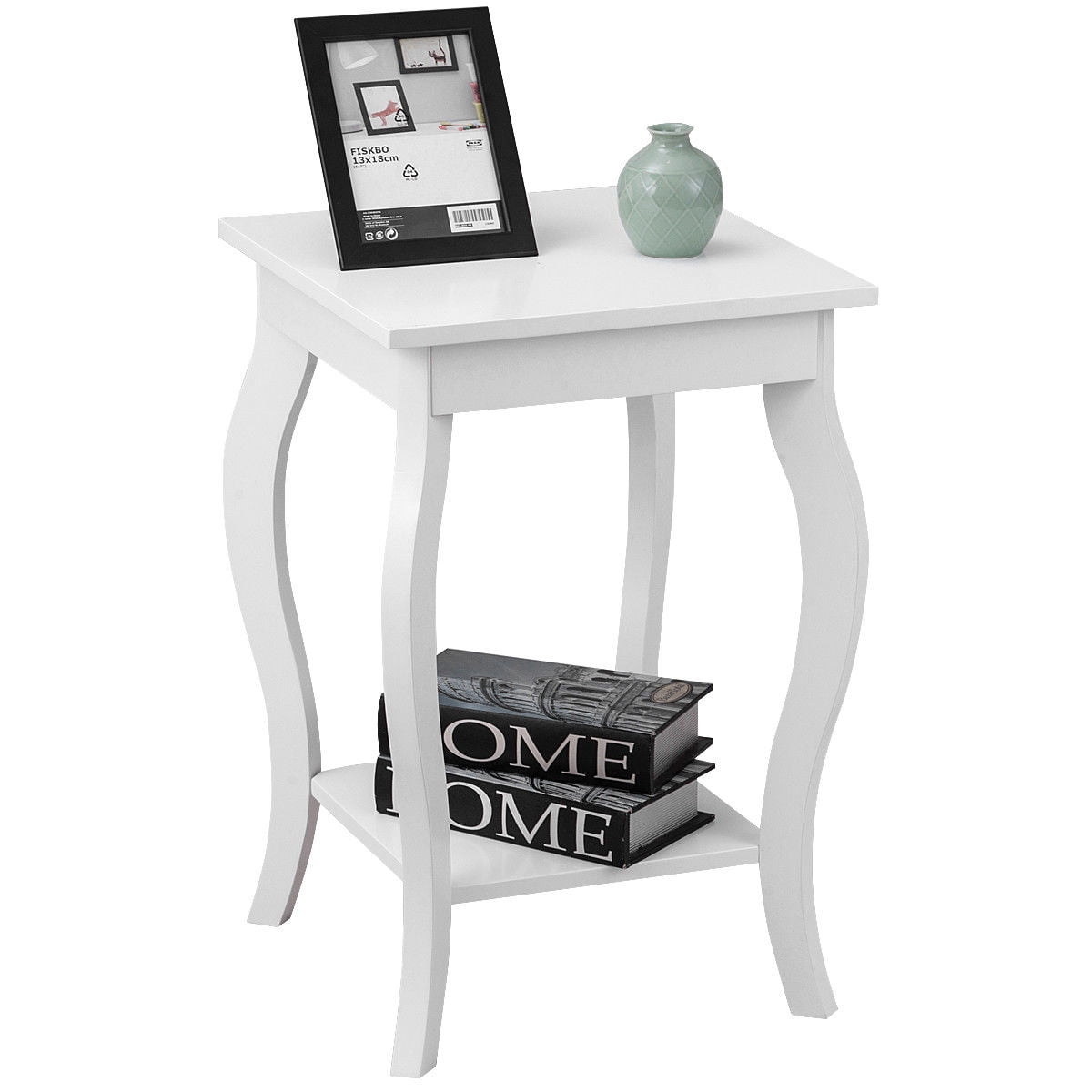 Gymax Accent Side Table Sofa End Table Nightstand Coffee Table with