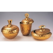 OK Lighting Golden Trinket Boxes (Set Of 3)