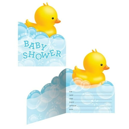 - Access Bubble Bath Birthday Invitation Card, 8 Ct