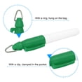 thumbnail image 5 of Unique Bargains Mini Permanent Markers Dry Erase Pen with Keychain Clip, Green 3 Pack, 5 of 5