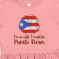 thumbnail image 4 of Inktastic I'm So Cute, I Must Be Puerto Rican Sunflower Girls Toddler Dress, 4 of 5