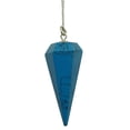 thumbnail image 1 of Harmonize Turquoise 6 Sided Faceted Balancing Dowsing Reiki Healing Crystal Pendulum, 1 of 4