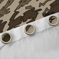 thumbnail image 4 of Homewish Brown Camouflage Black Out Curtains,Retro Rustic Camo Curtains Pack of 2 (42x63 Each),Country Farmhouse Lodge Bedroom Curtains For Kids,Breathable Home Decor, 4 of 6
