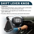 thumbnail image 3 of Unique Bargains Gear Shifter Knob W/ Cover 6 Speed Manual Stick Shifter Knob for Volkswagen Golf Jetta MK6 Faux Leather, 3 of 6