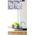 thumbnail image 3 of Ambesonne Nautical Valance Pack of 2, Sea Shells Mussels Crabs, 54"X18", White and Multicolor, 3 of 4