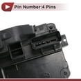 thumbnail image 4 of Motor de actuador de bloqueo de puerta de potencia Unique Bargains para Hyundai Veracruz 2007-2012, ensamblaje de actuador de pestillo de puerta trasera derecha con cable No.814203J000, 4 of 8
