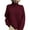 Wine Red, variant on PRETTYGARDEN Women's Turtleneck Sweaters Fall Chunky Knit Pullover Long Sleeve Jumper Tops Trendy Winter Clothes