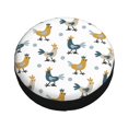 thumbnail image 3 of Balery Farm Roosterstire Cover Waterproof Dust-Proof, Universal Spare Wheel Tire Cover For Trailer, Rv, Suv Truck And Vehicle Camper Accessories-17 Inch, 3 of 9