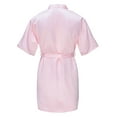 thumbnail image 2 of ATOGUTA Baby Kids Girls Silk Kimono Robe Bath Robes Girl Satin Robe Nightgown for Wedding Birthday Spa Party Pink, Size 2T-11, 2 of 8