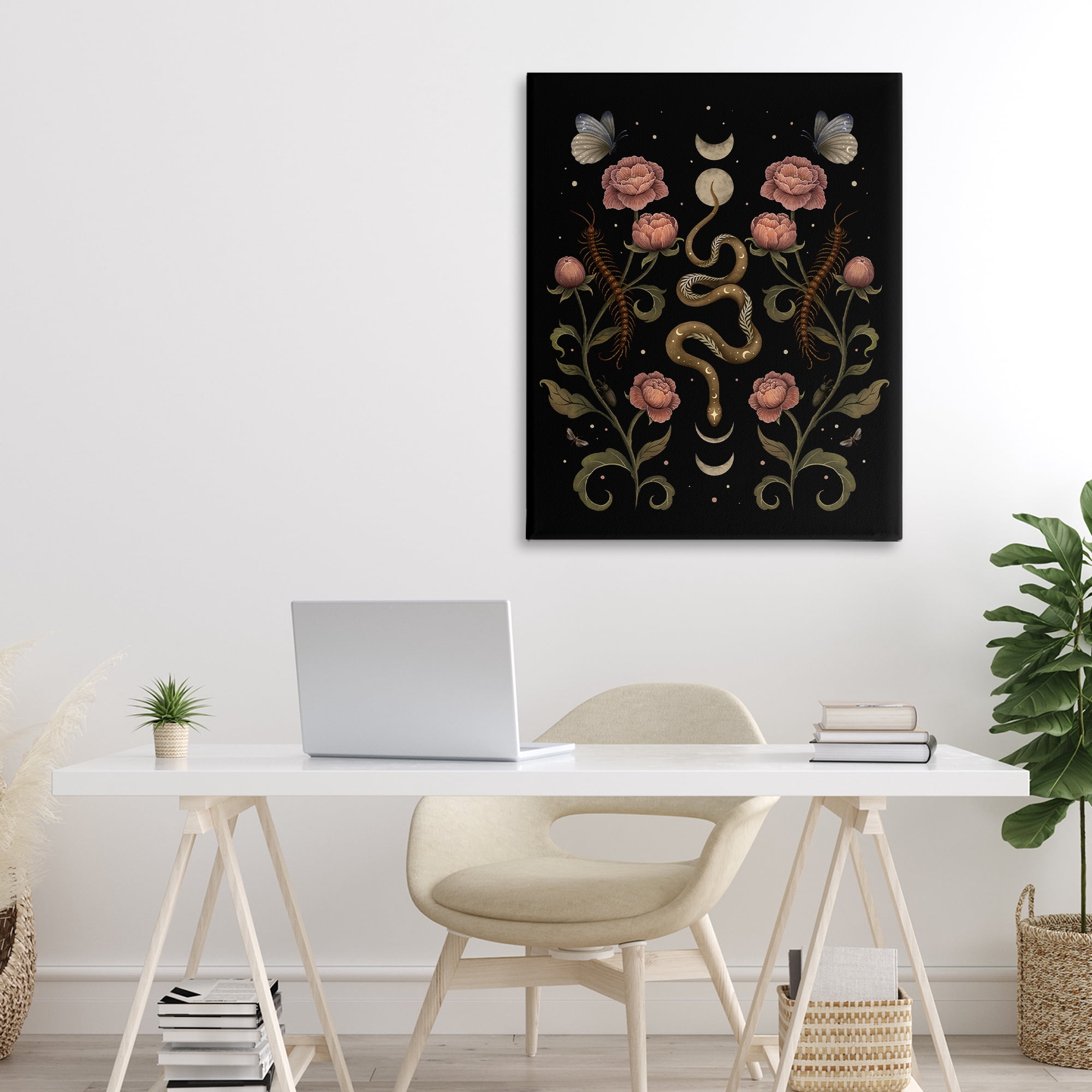 Stupell Industries Serpentine Garden Symmetry Canvas Wall Art, design by Episodic Drawings