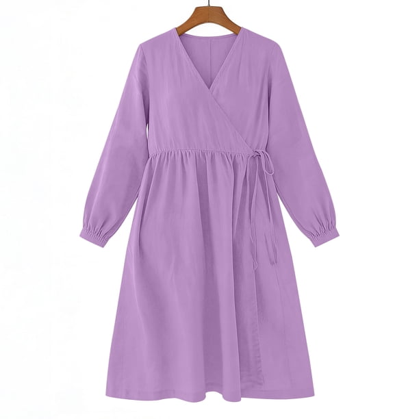 long sleeve cotton smock dress White Long Sleeve Smocked Dress