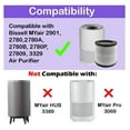thumbnail image 3 of 2 Pack 2801 3-in-1 True HEPA + Activated Carbon Filters Compatible Replacement for Personal MYair 2901, 2780, 2780A, 2780B, 2780P, 27809, 3329 Air Purifier, 3 of 4