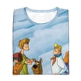 thumbnail image 7 of Scooby Doo Teen T-Shirt Crewneck Short Sleeve Double-Sided Print Summer Tee Shirts Top For Youth Boys Girls Children X-Small, 7 of 7