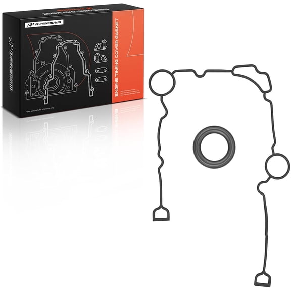 A-Premium Engine Timing Cover Gasket Set Compatible with Ram 1500, 2500, 3500, 4500, 5500 & Jeep Wrangler, Commander, Wagoneer & Dodge Charger, Durango, Challenger, Magnum, Ram & Chrysler 300