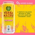 thumbnail image 2 of Yerba Madre Organic Yerba Mate, Low Sugar Berry Lemonade, Energy Drink Alternative, 150mg Natural Plant Based Caffeine, 15.5oz Cans (Pack of 12), 2 of 6