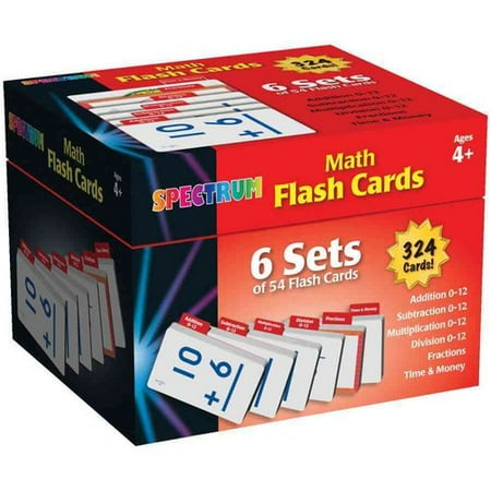 Spectrum Math Flash Card Box Set
