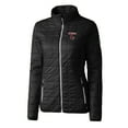 thumbnail image 2 of Women's Cutter & Buck Black Louisville Cardinals Rainier Eco Insulated Puffer Full-Zip Jacket, 2 of 3