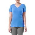 thumbnail image 2 of Athletic Works Women's Core Active Short Sleeve V-Neck T-Shirt, 3-Pack, 2 of 13