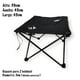 thumbnail image 5 of 4 Sillas Playera Plegable para Camping Jardin con Mesa negro, 5 of 6