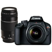 Pre-Owned Canon EOS Rebel T100 DSLR Camera EF-S 18-55mm f/3.5-5.6 IS II Lens Kit, 18 Megapixel CMOS (APS-C) Sensor, Full HD Videos, Built-in Wi-Fi, Beginner Photographers, Digital Camera, Black