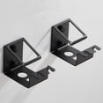 thumbnail image 3 of FRCOLOR Toothbrush Self 2pcs Stainless Steel Toothbrush Holder Wall Mount Toothpaste Storage Rack,2.83"X1.97"X2.56", 3 of 4