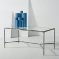 thumbnail image 2 of SAFAVIEH Couture Jessa Contemporary Metal Coffee Table, Silver, 2 of 10