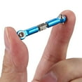 thumbnail image 6 of 12Pcs Adjustable Metal Linkage Pull Rod Front /Rear Link for A949 A959 A969 A979 K929 RC Car,Blue, 6 of 8