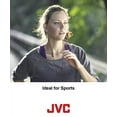 thumbnail image 6 of JVC Black and Red Nozzel Secure Comfort Fit Sweat Proof Gumy Sport Earbuds with long colored cord HA-ENR15B, 6 of 7