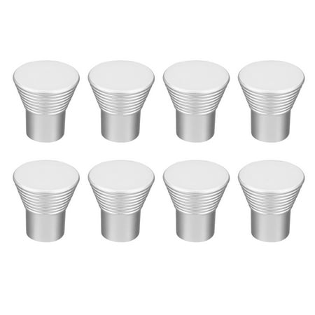 Billet Aluminum Door Handle Pulls - 25mmx25mm Door Dresser Cabinet Single Hole Aluminum Alloy Pull Handle Knob 8pcs